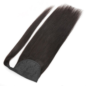 Human Hair Ponytail Brazilian Straight Remy